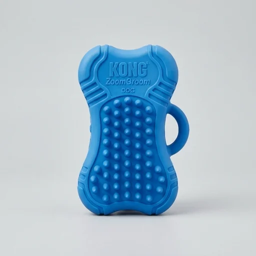 KONG ZoomGroom Rubber Brush
